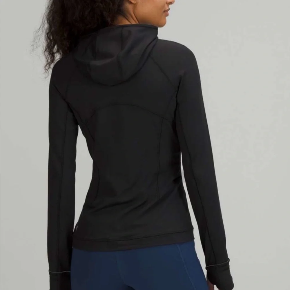 Lululemon Its Rulu Run Long Sleeve Hoodie womens size 6 in black